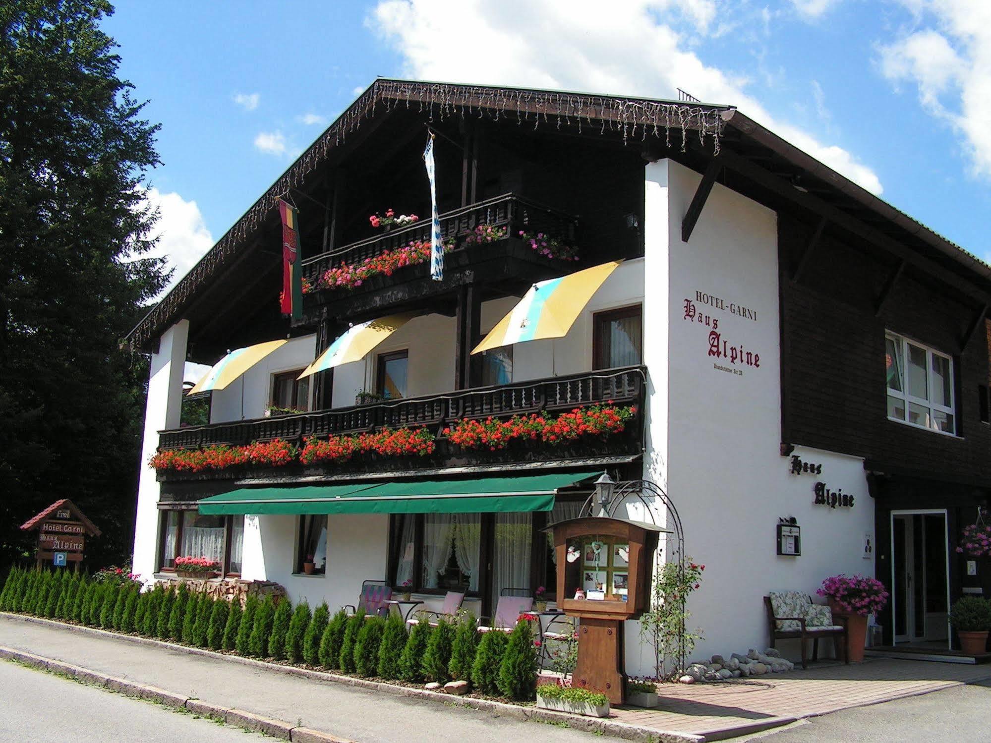 Hotel Garni Haus Alpine - Chiemgau Karte Inkl Ruhpolding Exterior foto